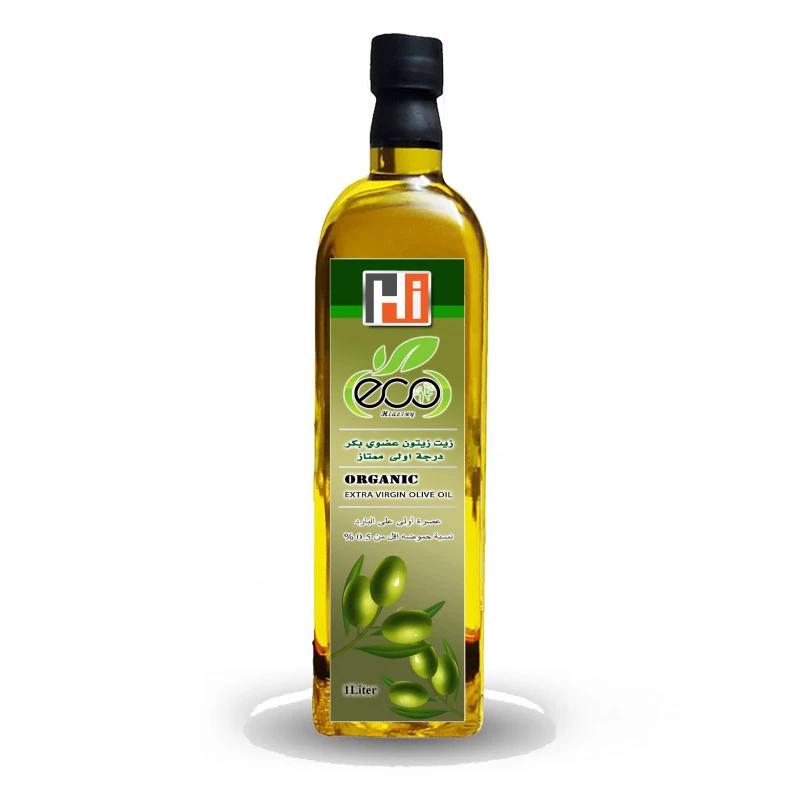 Eco Healthy Sinai olive oil, clear glass, 1 liter