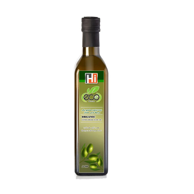 Eco healthy sinawy olive oil dark glass 500 ml