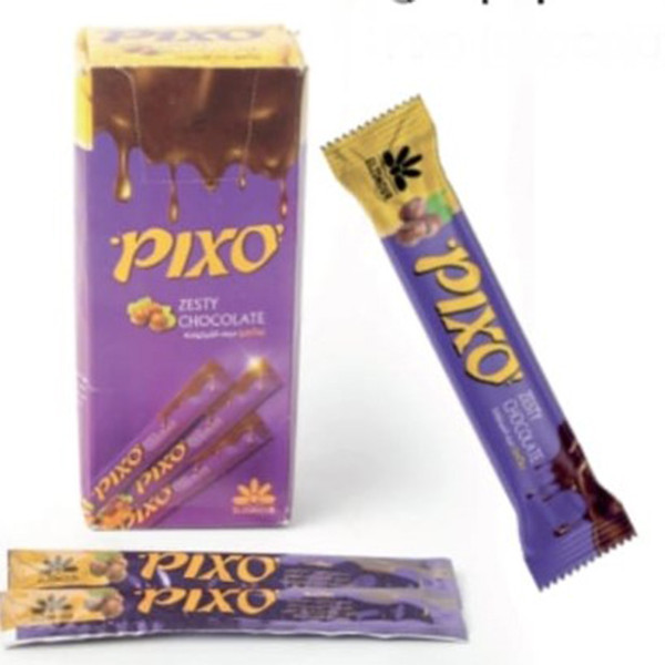 El Zohour Pixo Liquid Chocolate carton of 12 boxes * 24 pieces