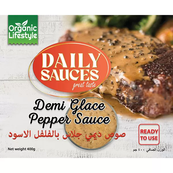 Daily demi glace sauce with black pepper 400g