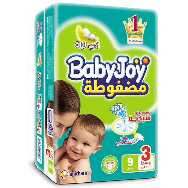 Baby Joy Stretch Jumbo Compressed Medium (3 kg * 58 pcs)