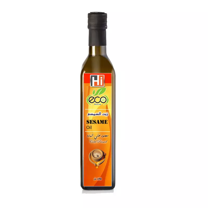 Eco healthy sesame oil dark glass 250 ml